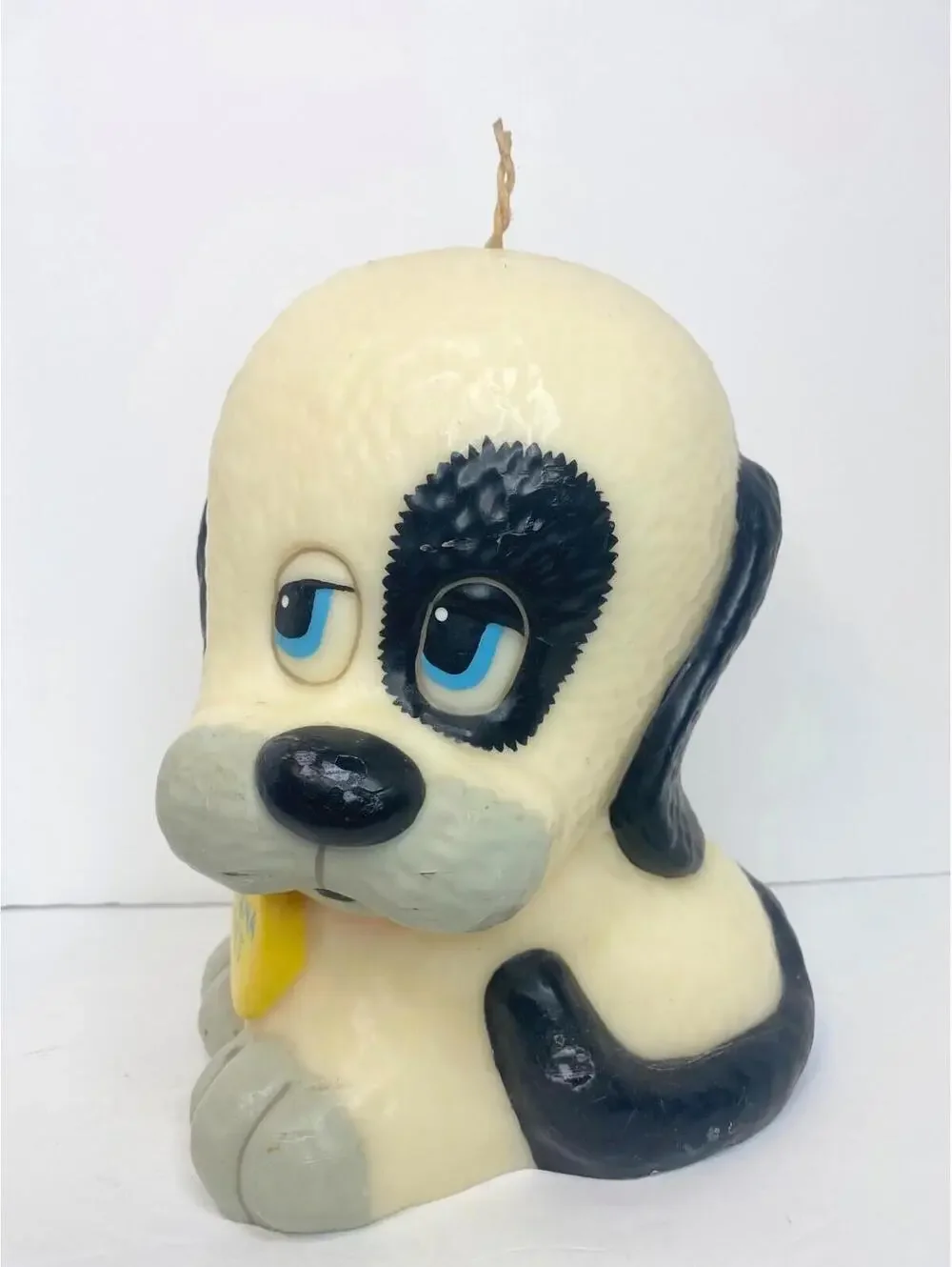 WICKS'N'STICKS   WANNA PET  Dog Large Candle Vintage 1984